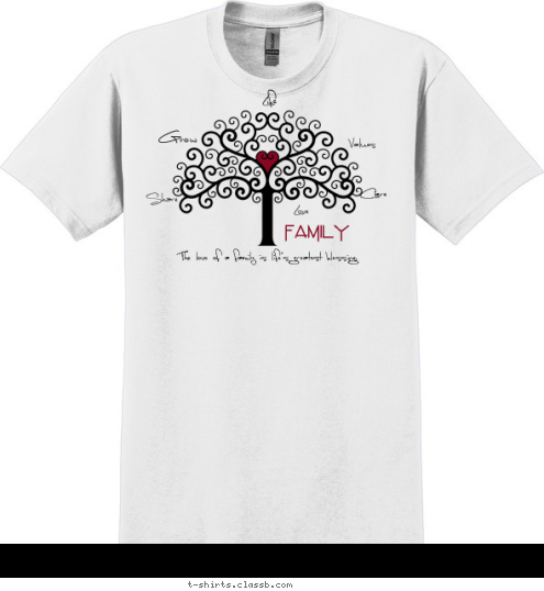 New Text 2
0
1
1 Family JENSON The love of a family is life's greatest blessing. Values Care Love Faith Share Grow Life T-shirt Design 