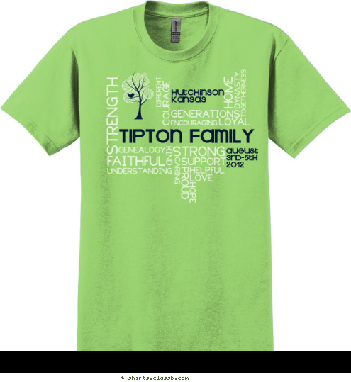 August
3rd-5th
2012 Hutchinson
Kansas TIPTON FAMILY T-shirt Design 