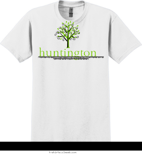 Hunter's-don, the mount of hunters; the name of a shire and town in England. huntington T-shirt Design 