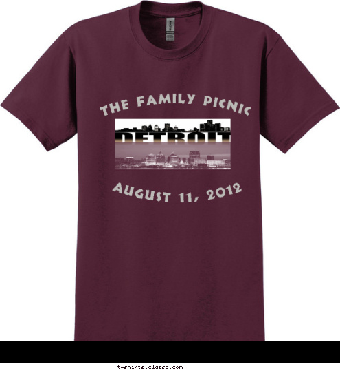 Your text here!  August 11, 2012 The Family Picnic T-shirt Design 