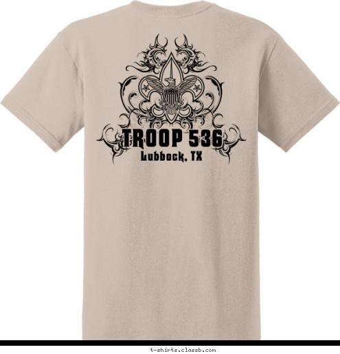 TROOP 536 Lubbock, TX T-shirt Design 