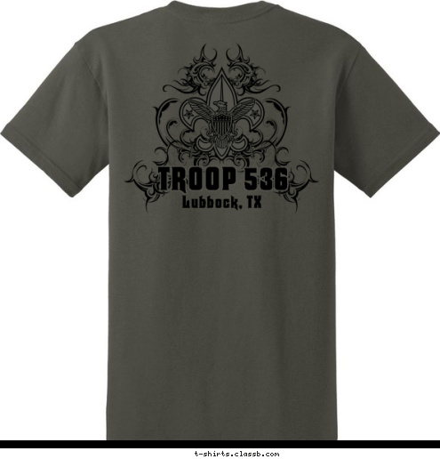 TROOP 536 Lubbock, TX T-shirt Design 