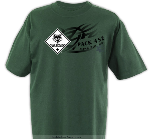 PACK 452 Aspen Hill, MD T-shirt Design 