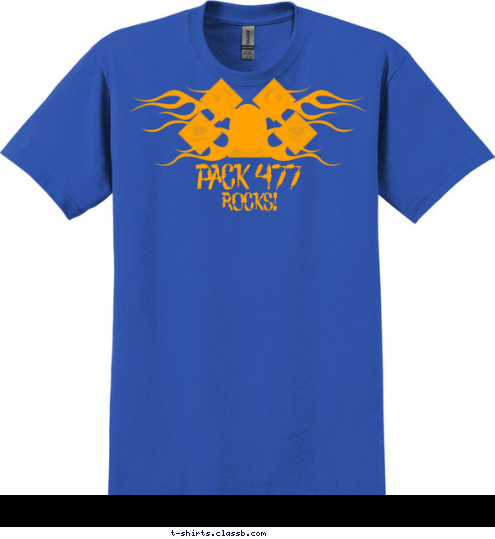   ROCKS! PACK 477 T-shirt Design 