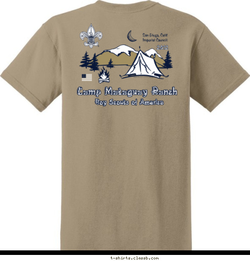 2012 Boy Scouts of America Camp Mataguay Ranch San Diego, Calif
Imperial Council Troop 101 T-shirt Design 