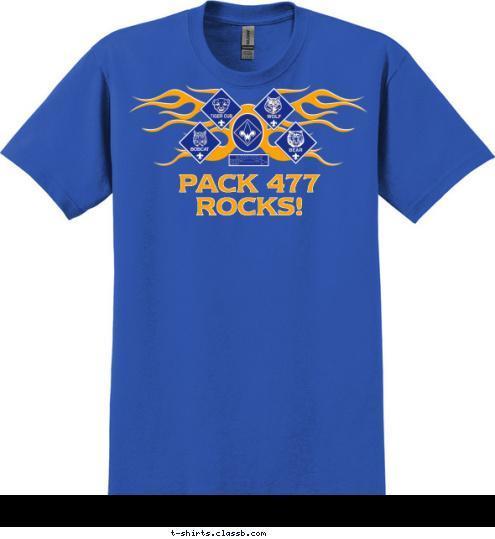 www.pack477.org PACK 477 ROCKS! T-shirt Design 