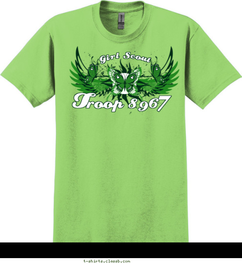 7 T roop 896 Girl Scout T-shirt Design 