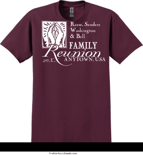 FAMILY FAMILY 2012 Dothan, Alabama Reese, Sanders
Washington
& Bell T-shirt Design SP135