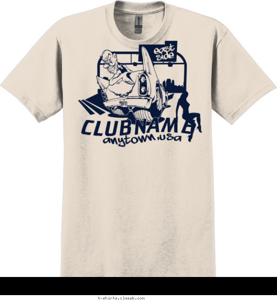 Turnpike Car Club Shirt T-shirt Design