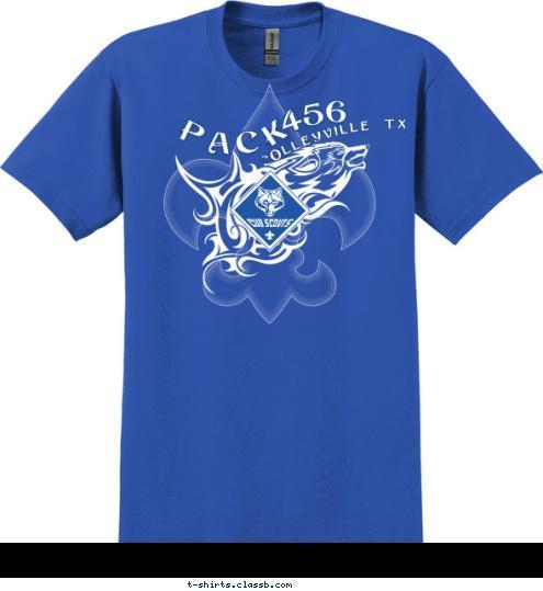 PACK 456 Colleyville TX T-shirt Design 