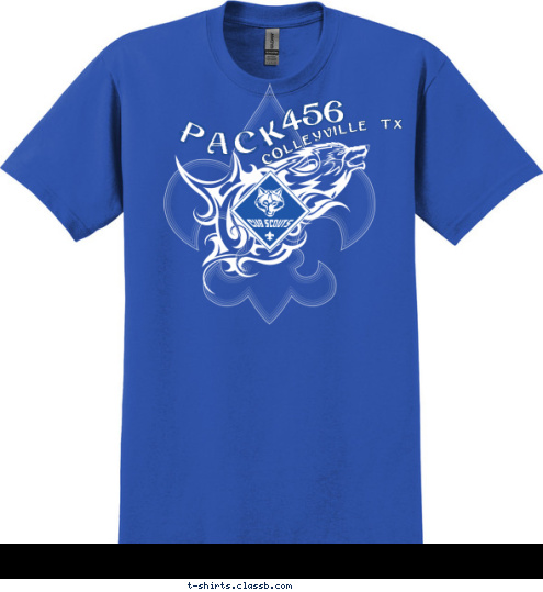 PACK 456 Colleyville TX T-shirt Design 