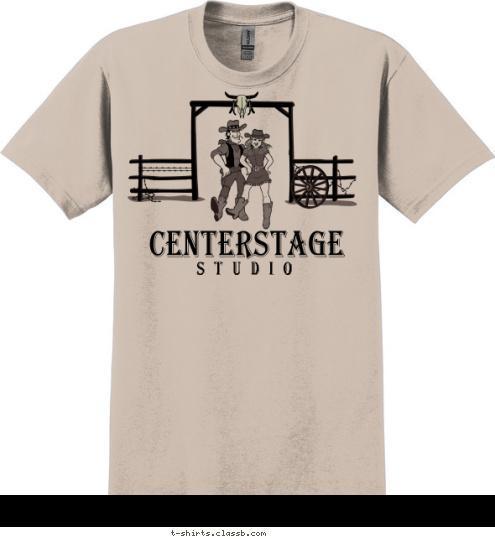 CENTERSTAGE STUDIO T-shirt Design SP1910