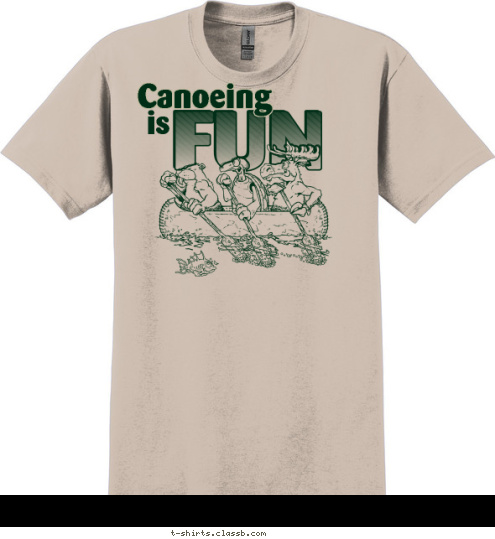 New Text Bismark, 
North Dakota Troop 12 is Canoeing T-shirt Design 