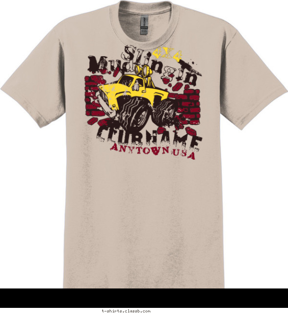 Slingin Mud Shirt T-shirt Design