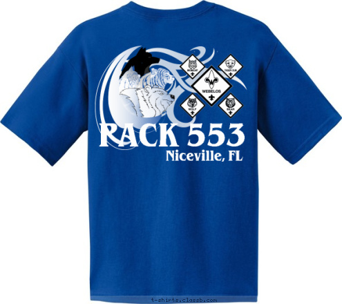 PACK 553 Niceville, FL PACK 553 Niceville, FL T-shirt Design 