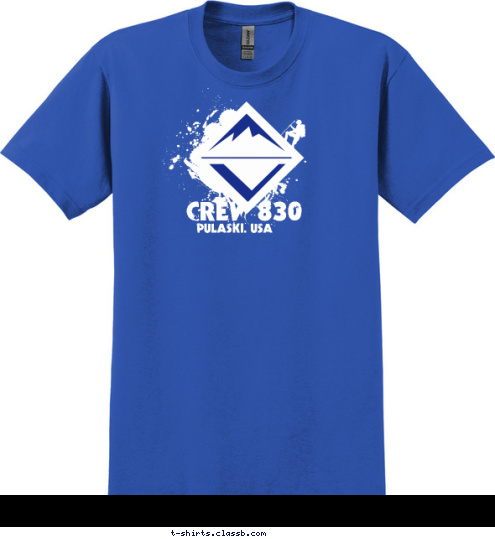 We do:
 
biking
camping
hiking
canoeing

What do you do? PULASKI. USA

 CREW 830 T-shirt Design 