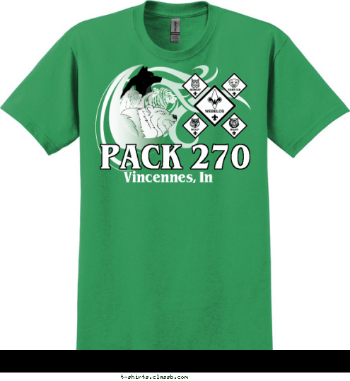 Vincennes, In PACK 270 T-shirt Design 