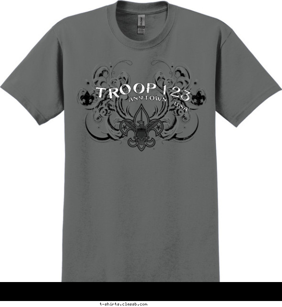 Troop Tribal Ornamentation T-shirt Design