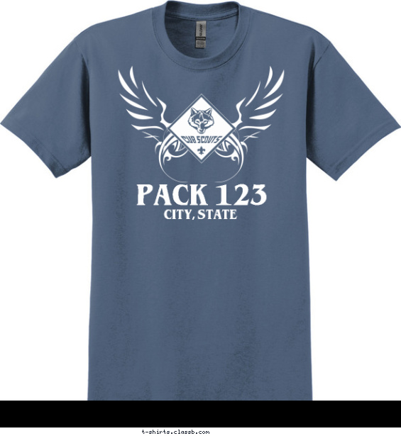 Pack Tribal Wings T-shirt Design