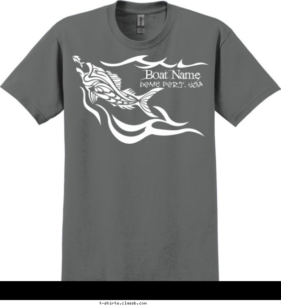 Tribal Boating T-shirt Design