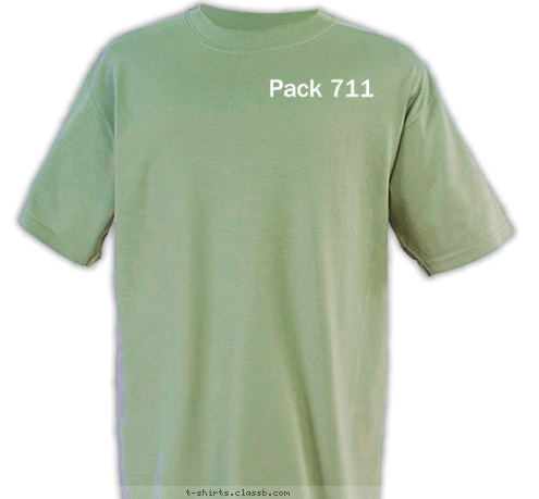 Pack 711  Denver CO CUB SCOUT PACK 711 DO YOUR BEST T-shirt Design 