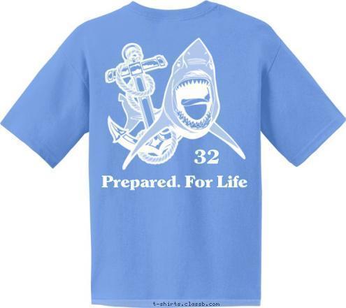 32  Nautical Troop  Fort 
Lauderdale 32 Prepared. For Life T-shirt Design 