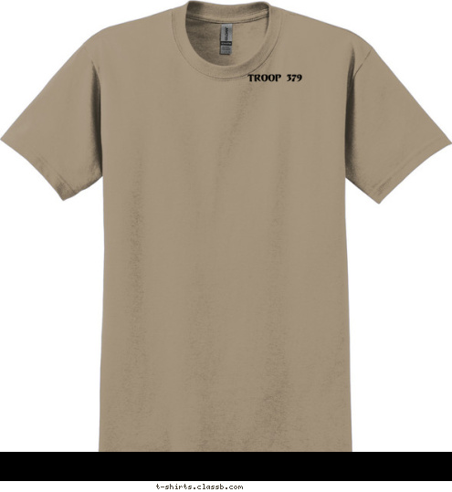 Troop 379 TROOP
379 Granite Quary, NC Boy Scout T-shirt Design 