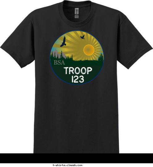 TROOP
123 BSA T-shirt Design 