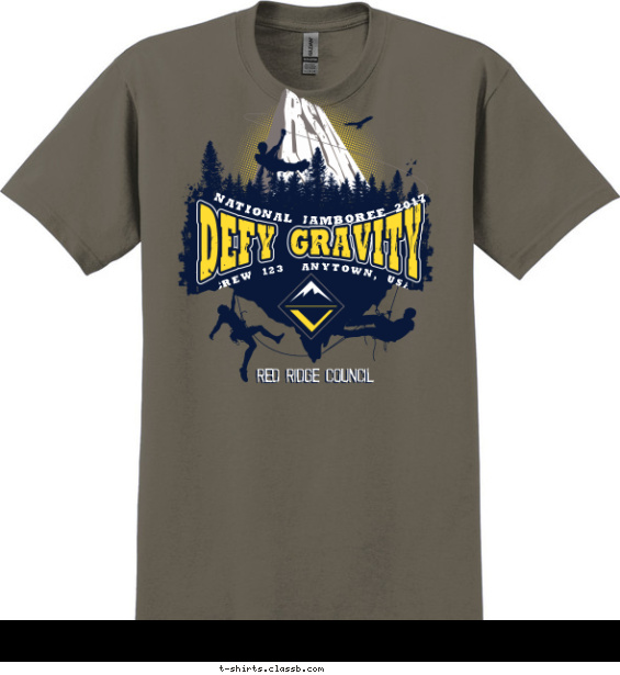 Defy Gravity T-shirt Design