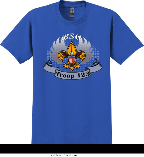 Troop 123 T-shirt Design SP4242