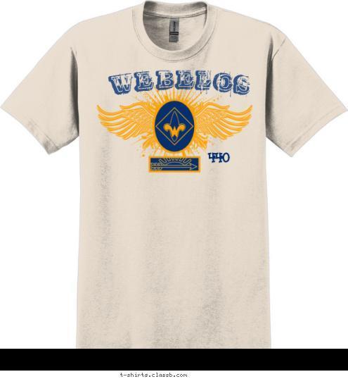 New Text Pack 440 WEBELOS T-shirt Design 