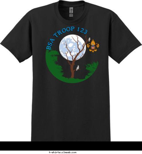 BSA TROOP 123 BSA TROOP 123 T-shirt Design SP4239