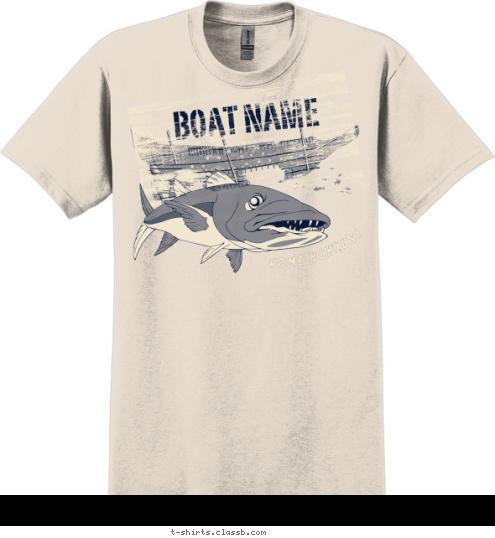 HOME PORT,USA BOAT NAME T-shirt Design SP1778