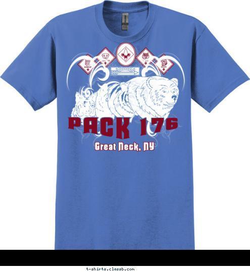 PACK 178 PACK 176 Great Neck, NY Great Neck, NY T-shirt Design 