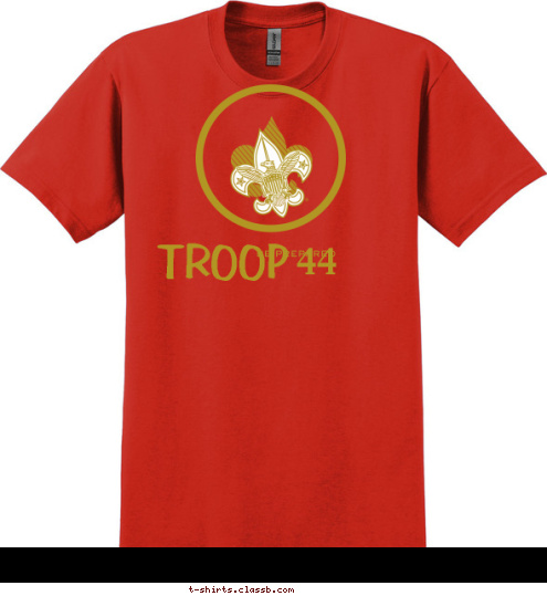 44 TROOP BE PREPARED T-shirt Design 