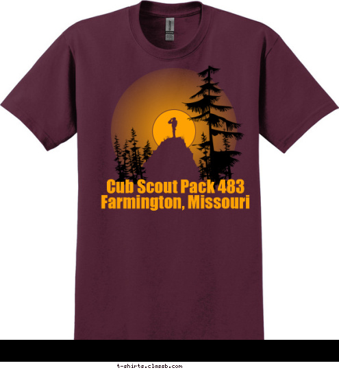 Cub Scout Pack 483
Farmington, Missouri


 T-shirt Design 