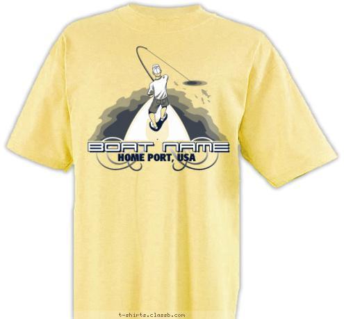 BOAT NAME BOAT NAME HOME PORT, USA BOAT NAME T-shirt Design sp1780