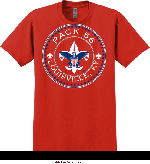 PACK 56 LOUISVILLE, KY T-shirt Design 