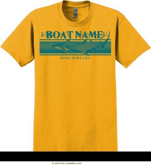 HOME PORT, USA BOAT NAME BOAT NAME T-shirt Design sp1782