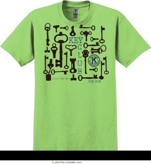 2011-2012 Roosevelt High School KEY C
L
U
B T-shirt Design 