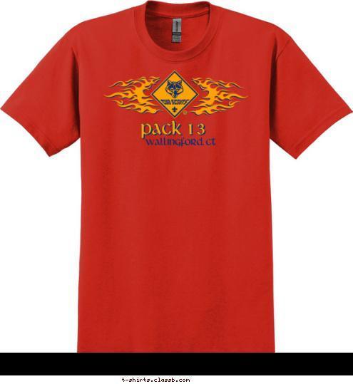 YALESVILLE PACK 13 DO YOUR BEST wallingford, ct pack 13 T-shirt Design 