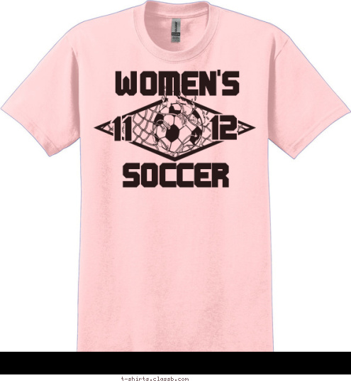 08 09 12 11 SOCCER WOMEN'S T-shirt Design SP1086