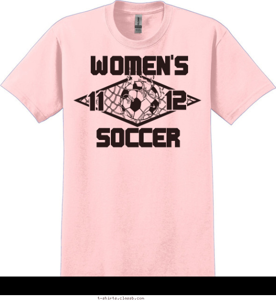 Womens Soccer T-shirt Design