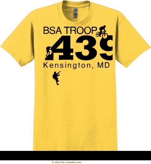 439 Kensington, MD BSA TROOP T-shirt Design 