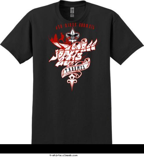 RED RIDGE COUNCIL 123 TROOP T-shirt Design SP4228