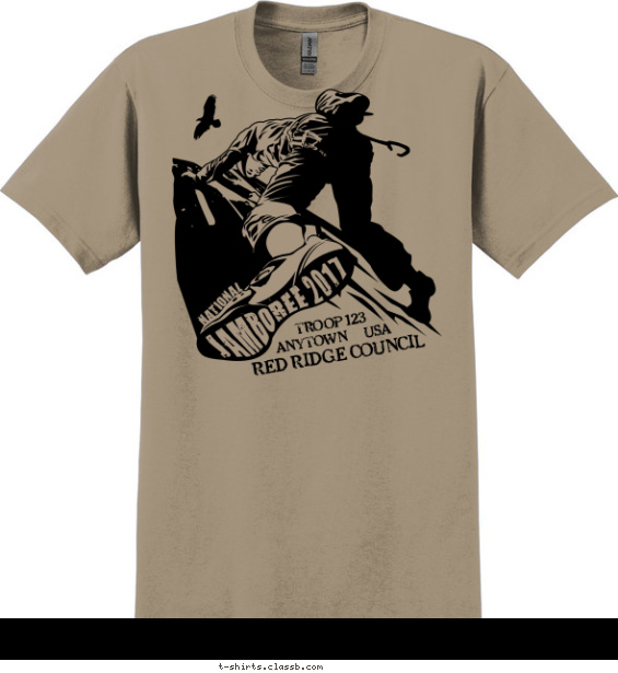 Rock Climber T-shirt Design