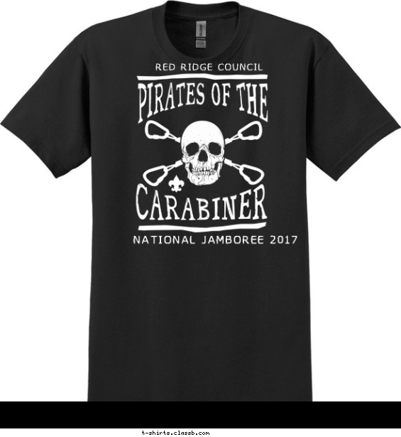 Pirates of the Carabiner T-shirt Design
