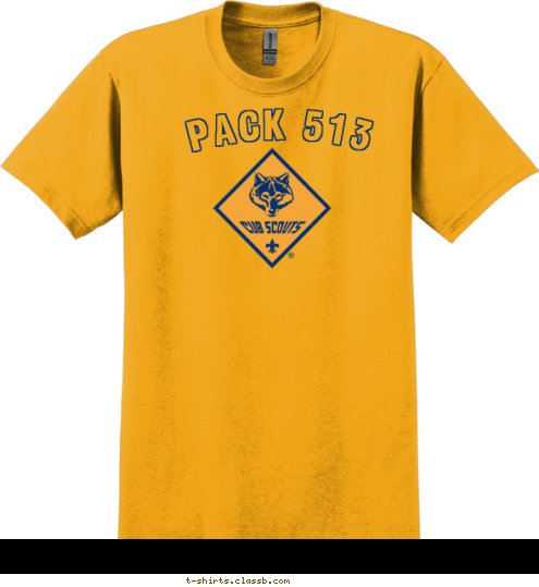 PACK 513 MORRISTOWN, NJ T-shirt Design 