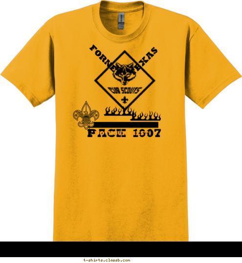 Do Your Best Pack 1007 Forney Texas T-shirt Design 