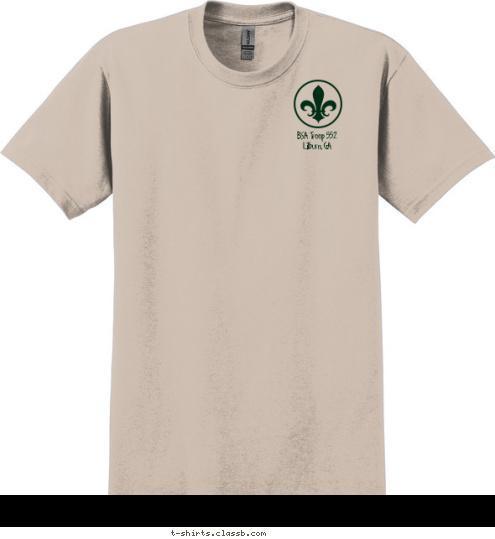 BSA Troop 552
Lilburn, GA T-shirt Design 